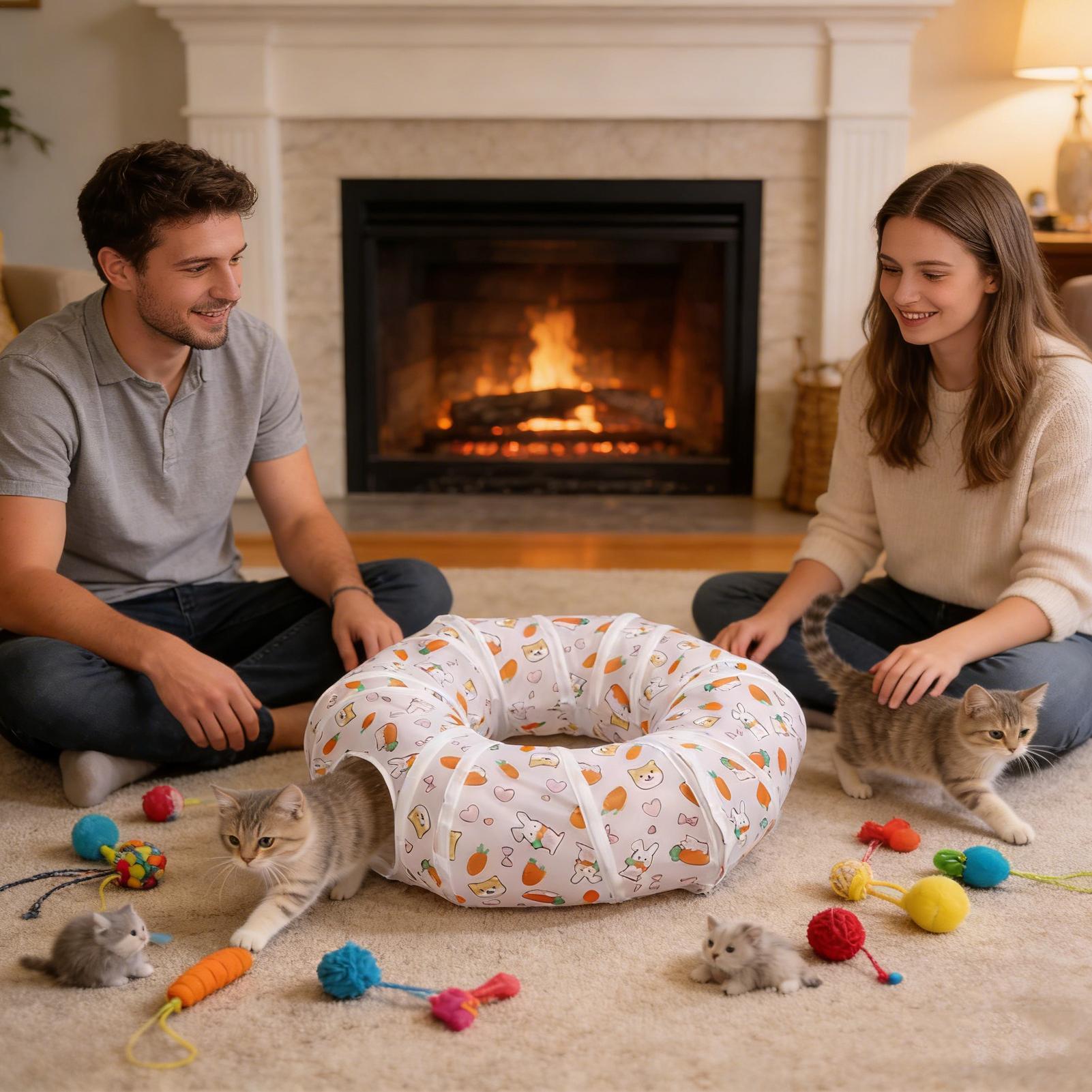 Cat Tunnels Interactive Foldab - đánh giá và giá Cat Tunnel Toy
