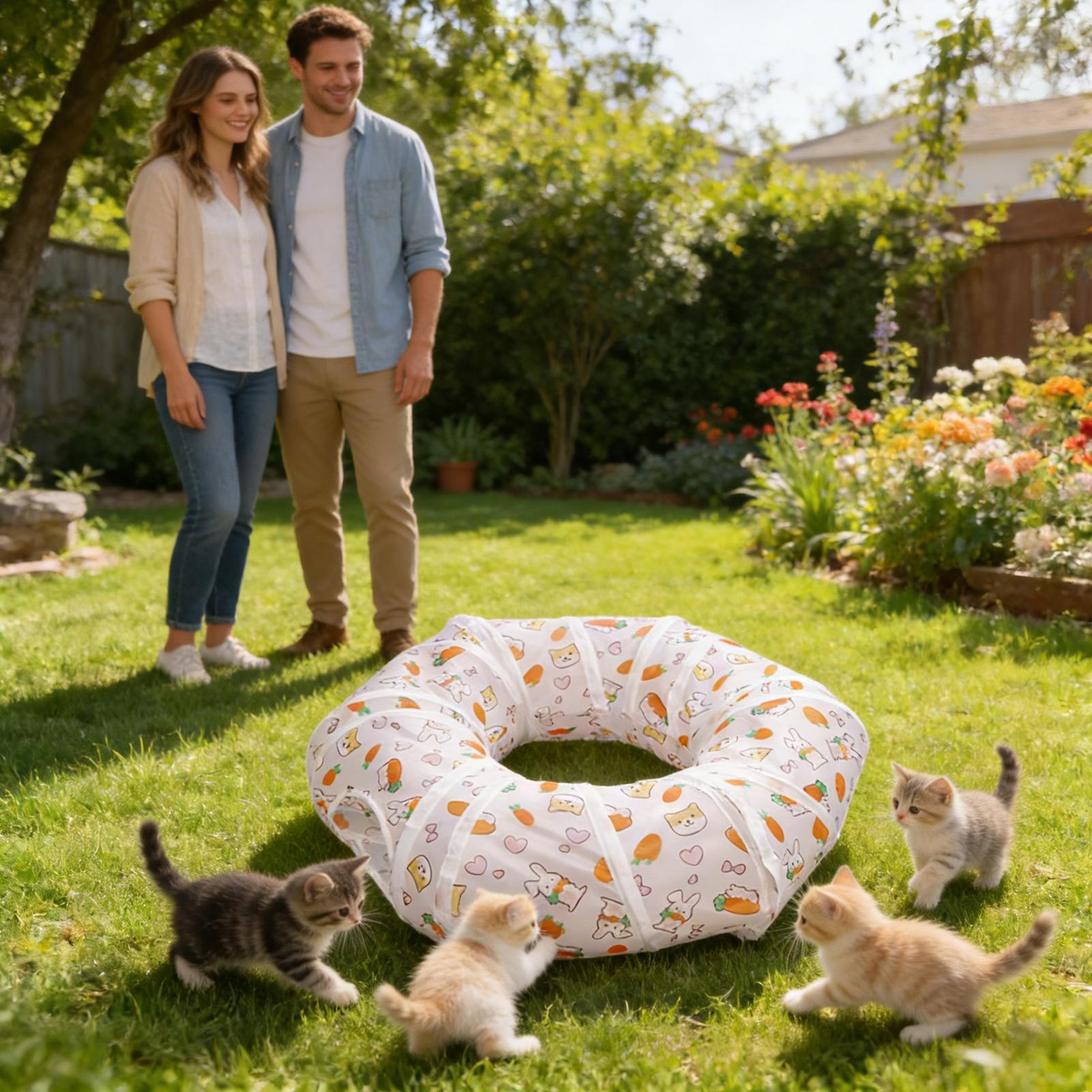 Cat Tunnels Interactive Foldab - đánh giá và giá Cat Tunnel Toy