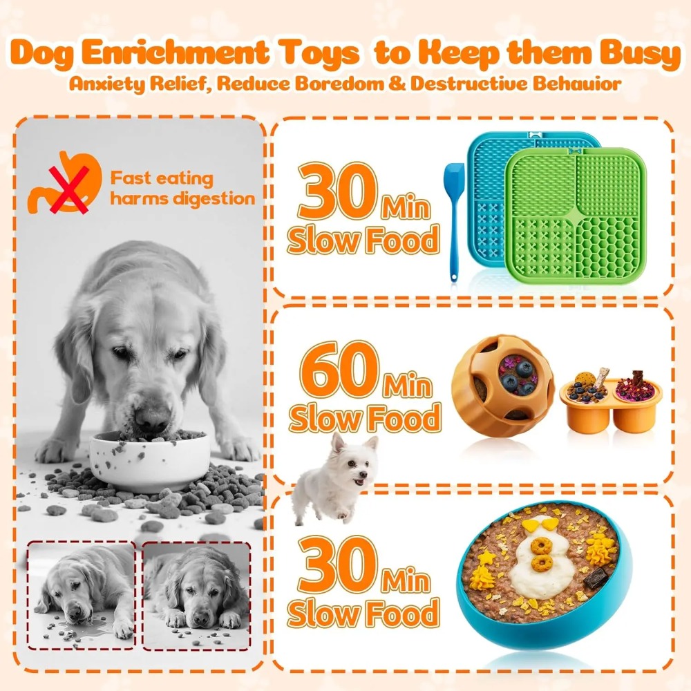 Dog Enrichment Toys 6 Pack Lic - đánh giá và giá Dog Treat Puzzle Toy