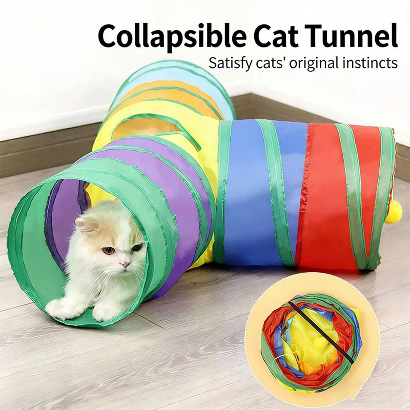 Cat Tunnel Pet Tube Collapsibl - đánh giá và giá Cat Tunnel Toy