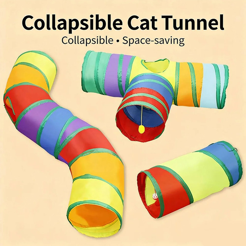 Cat Tunnel Pet Tube Collapsibl - đánh giá và giá Cat Tunnel Toy
