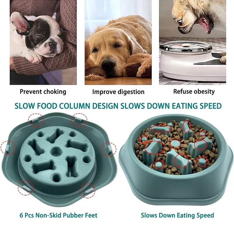 1Pc Slow Feeder Dog Bowl Anti- - đánh giá và giá Dog Treat Puzzle Toy